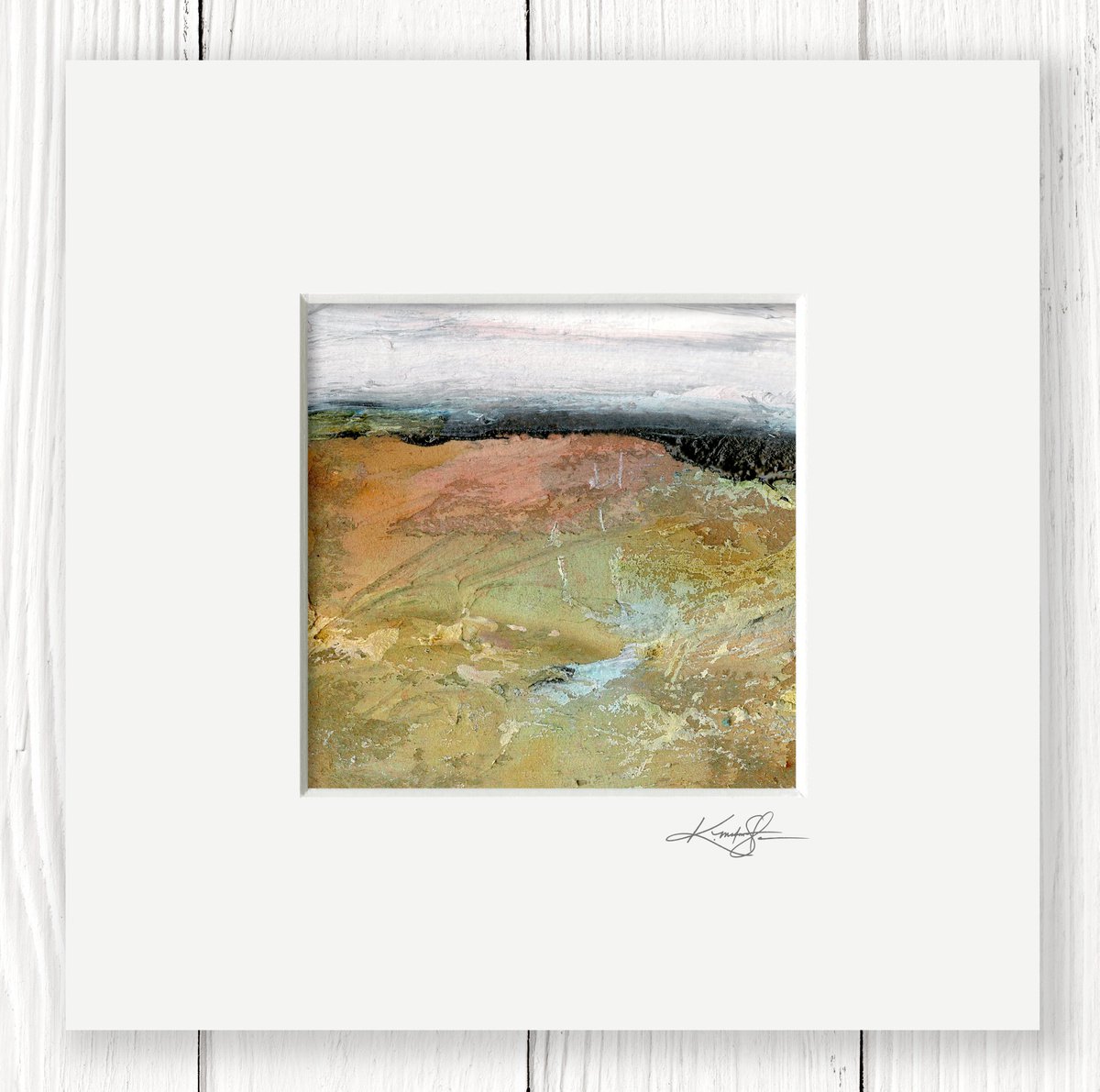 Mystical Land 420 - Textural Landscape Painting by Kathy Morton Stanion by Kathy Morton Stanion