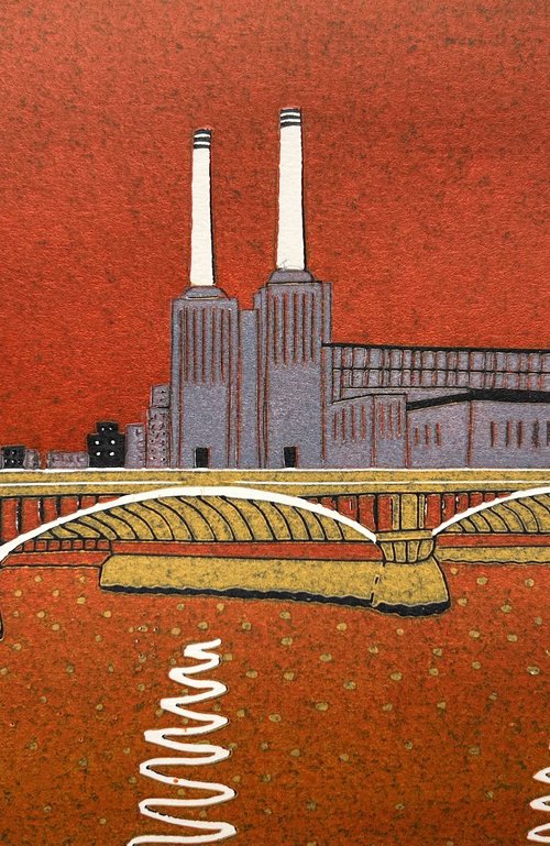 Battersea Power Station by Nathalie Pymm Art