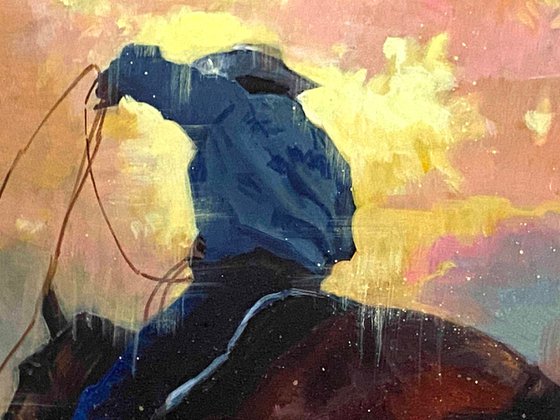 Cowboys Chasing the Sunset