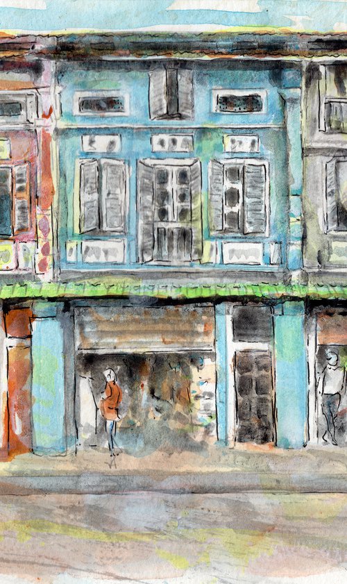 Shophouses Singapore by Gordon T.