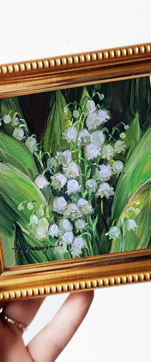 Lilies of the valley by Nataly Derevyanko