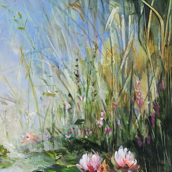 Pond with Water Lilies