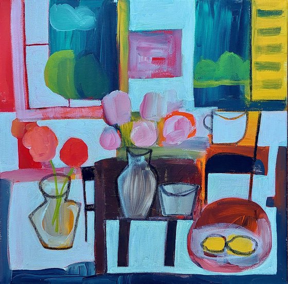 Two Vases of Flowers II