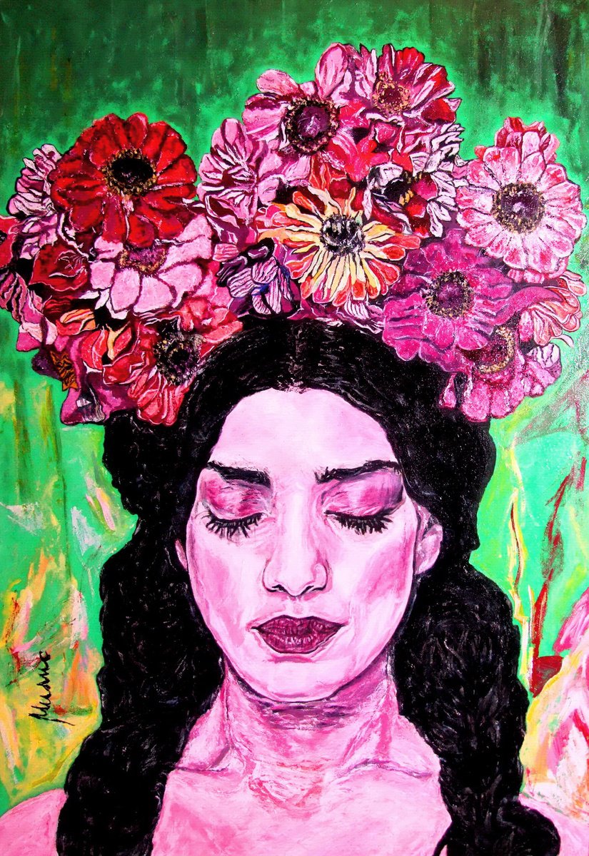  Flower Dreams By Milis Pyrography, 20 X 28, Artwork For Sale On Artfinder