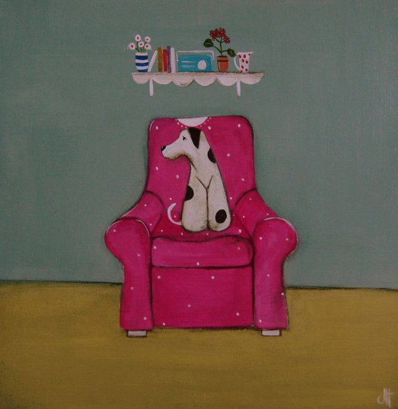 Molly and the Comfy Pink Chair..,