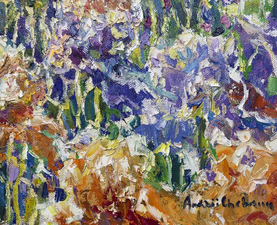 Dance of irises