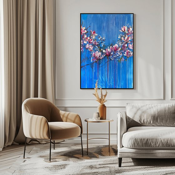 Magnolia Oil Painting