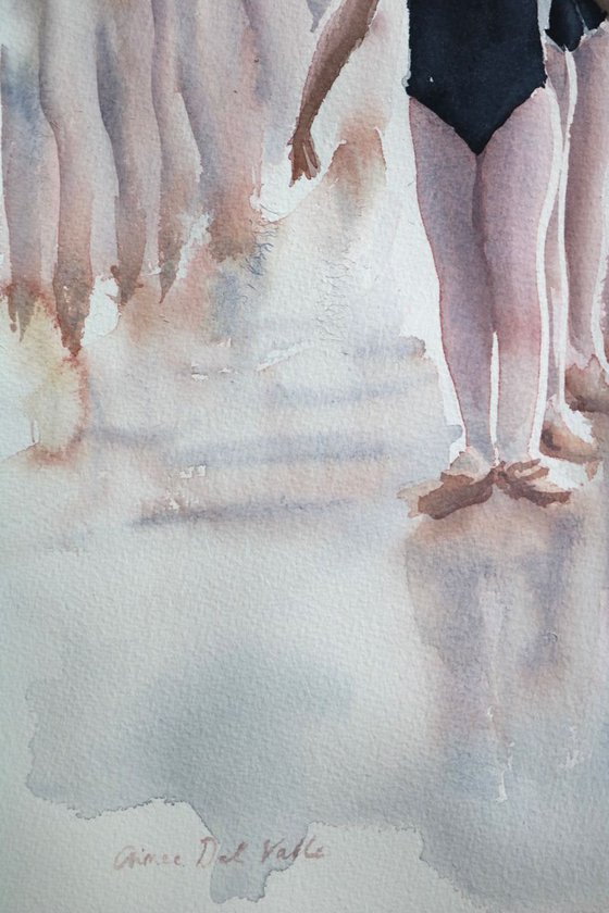 Ballerina Painting “Barre work”