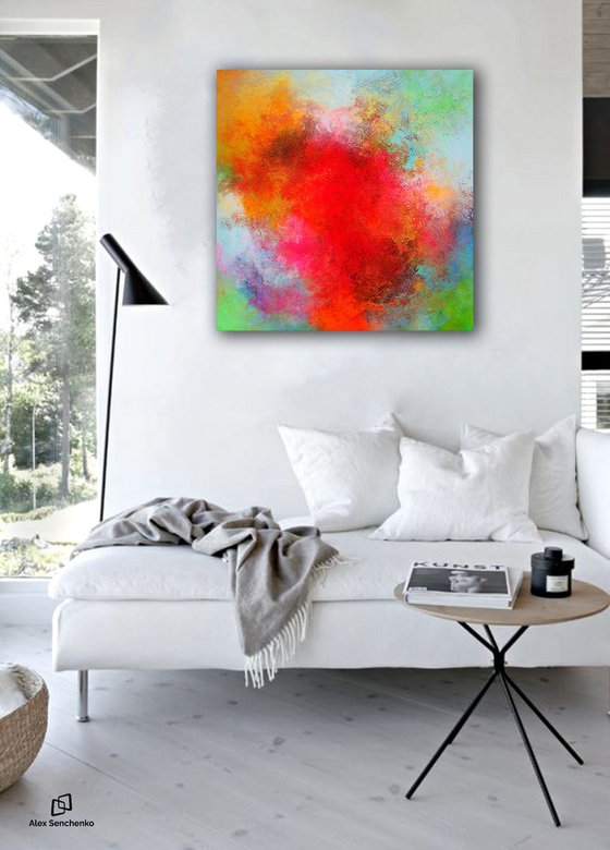 Abstract Painting by artist Alex Sencenko / Saga N56