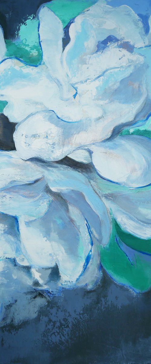 "Blue Peonies" by Olesia Grygoruk