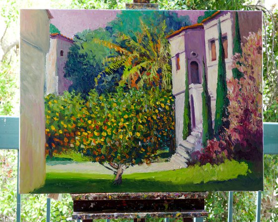 Garden with Lemon Trees