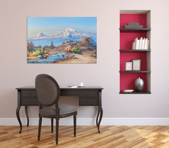 Spring Light at Khor Virap