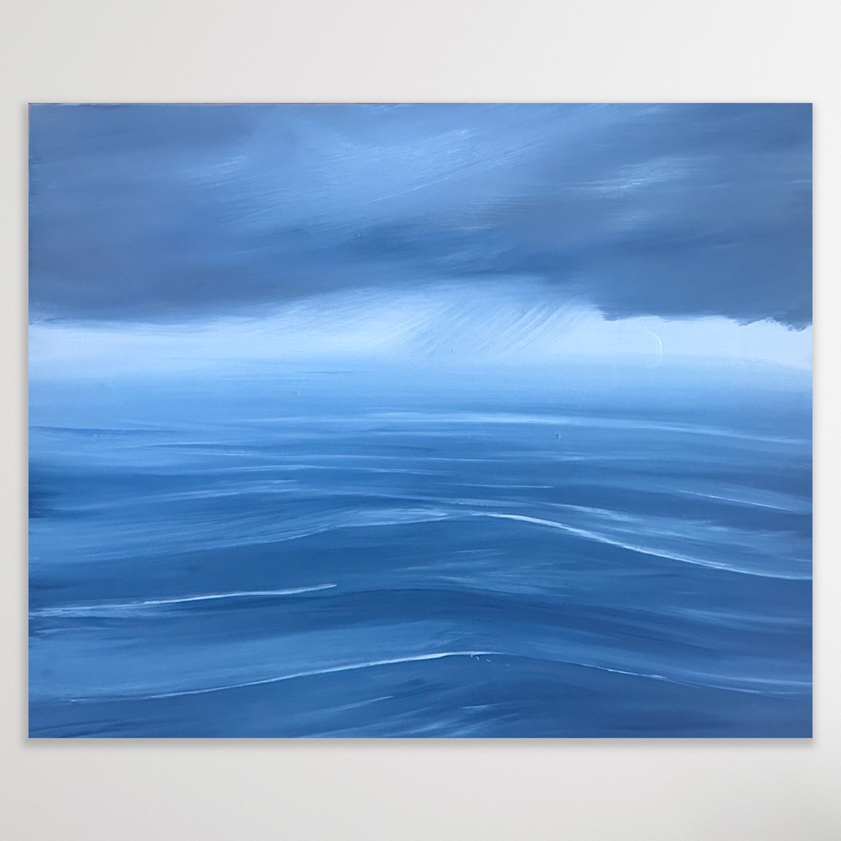 Surrealistic Landscape Oil Painting By Alanah Jarvis, 20 X 16, Soft Horizons, Original Artwork