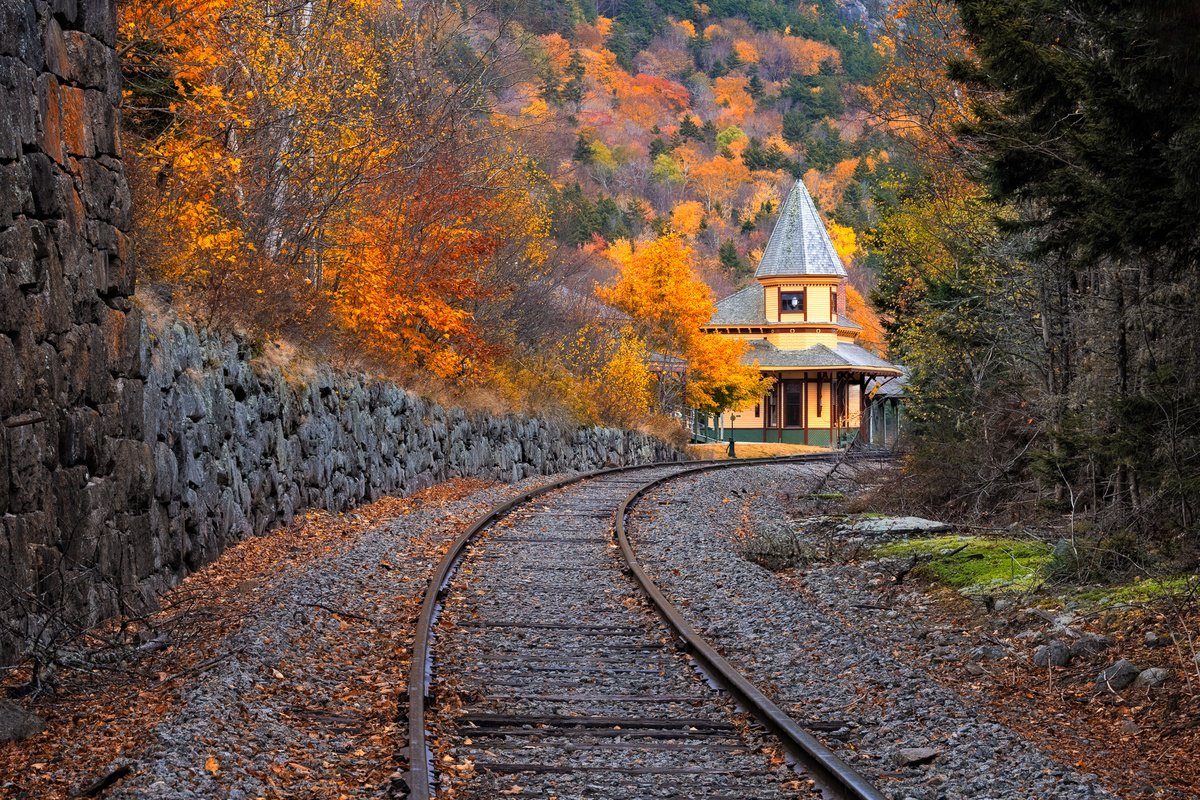 Photograph , Crawford Depot, New Hampshire By Francois De Melogue, 25 X 17, Artwork For Sale On Artfinder