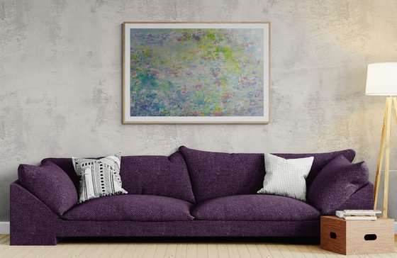 Pale Blue Waterlilies