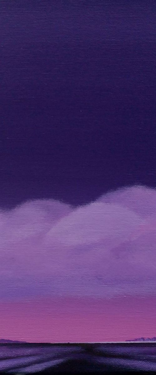 A pink purple start of the day by Nelly van Nieuwenhuijzen