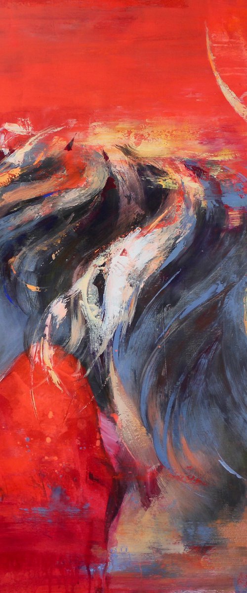 Spirit in Crimson by Tetiana Shendryk