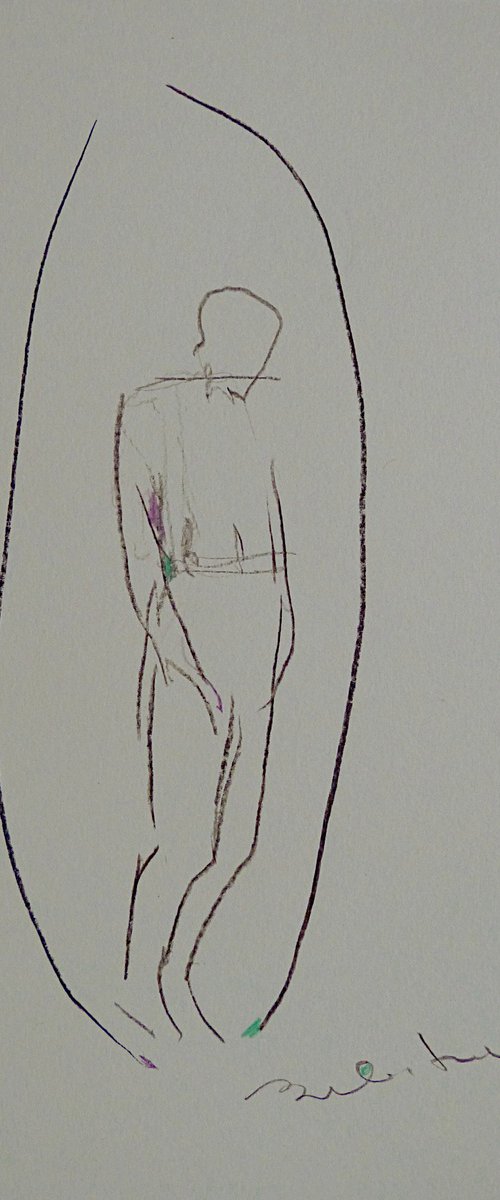 The Single Figure 13, 21x29 cm by Frederic Belaubre