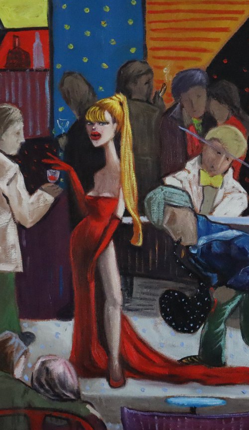 The Sax player by Ta Byrne