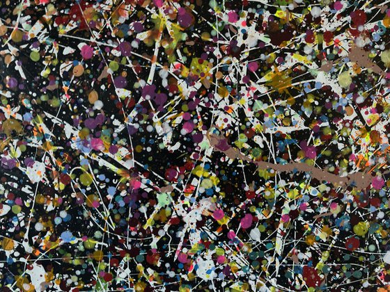 Broken Euphoria on a Black Background