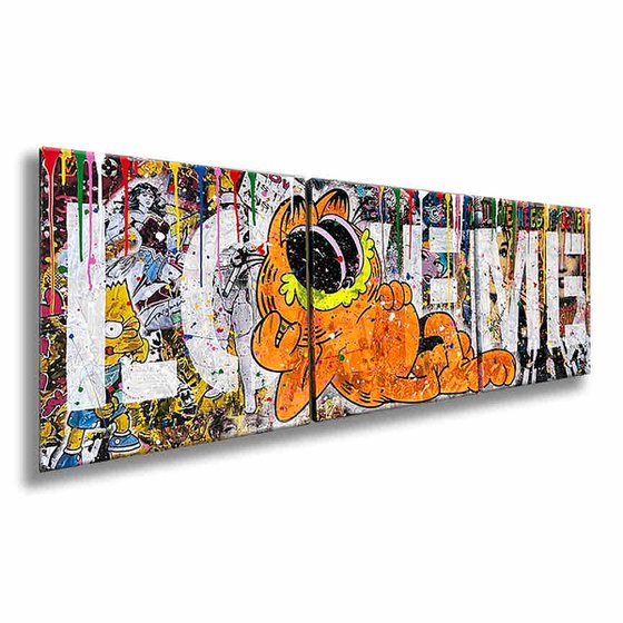 Love me – Original Triptych Painting