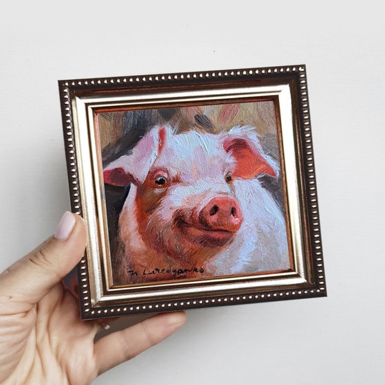 Pig portrait