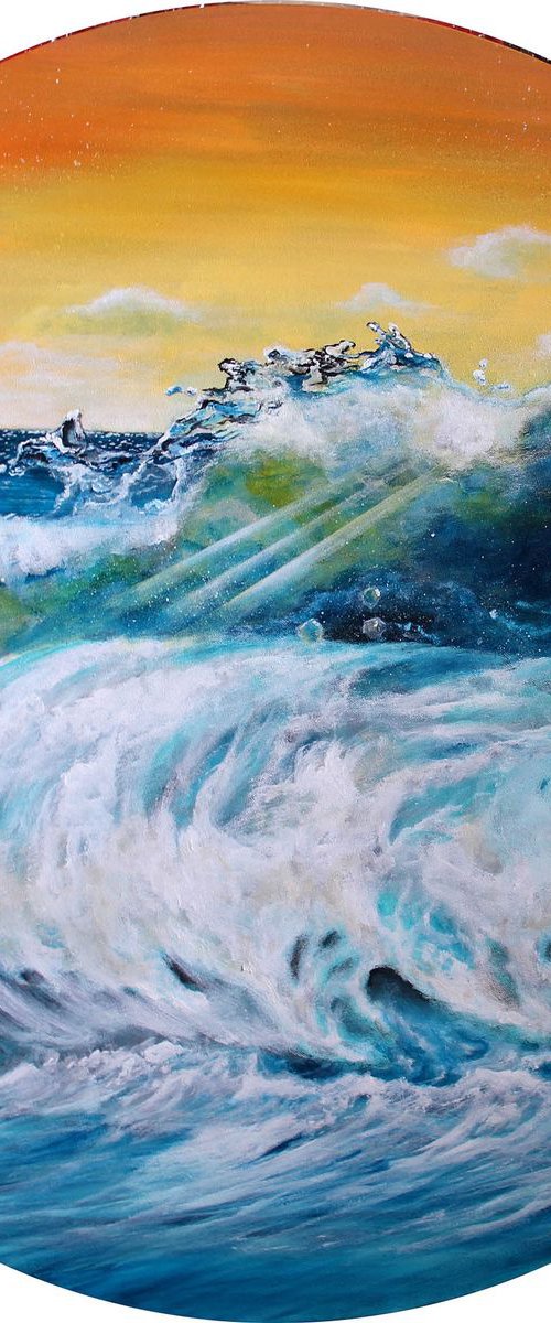 Blue Surf by Shveta Saxena