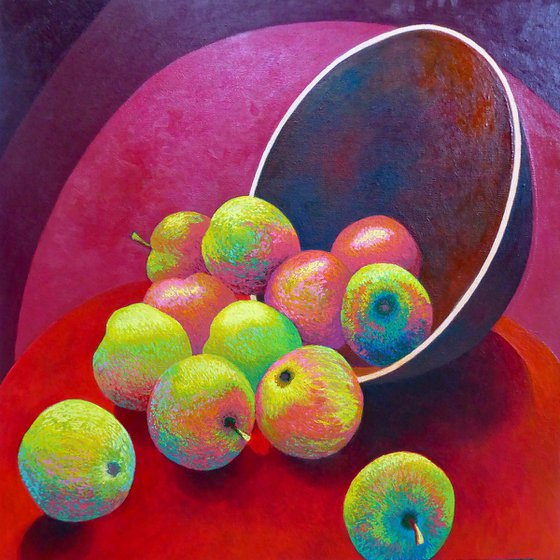 SPILLED BOWL OF APPLES ii