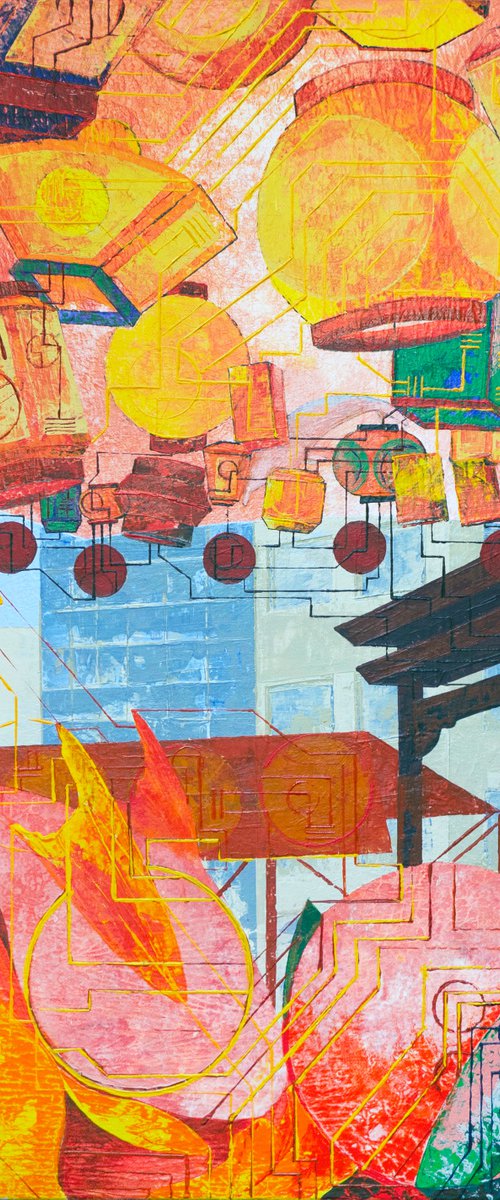 Nagasaki Lanterns III by Rebecca J. White