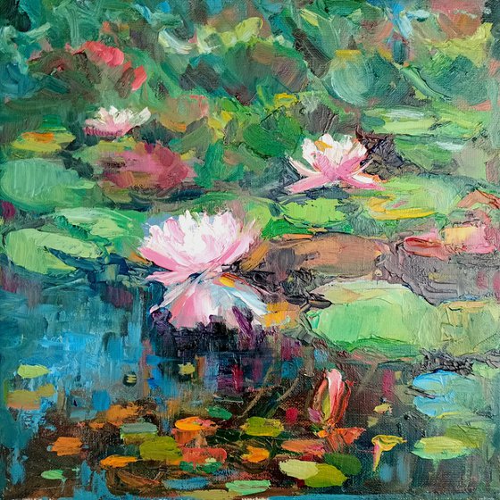 Pond with Water Lilies