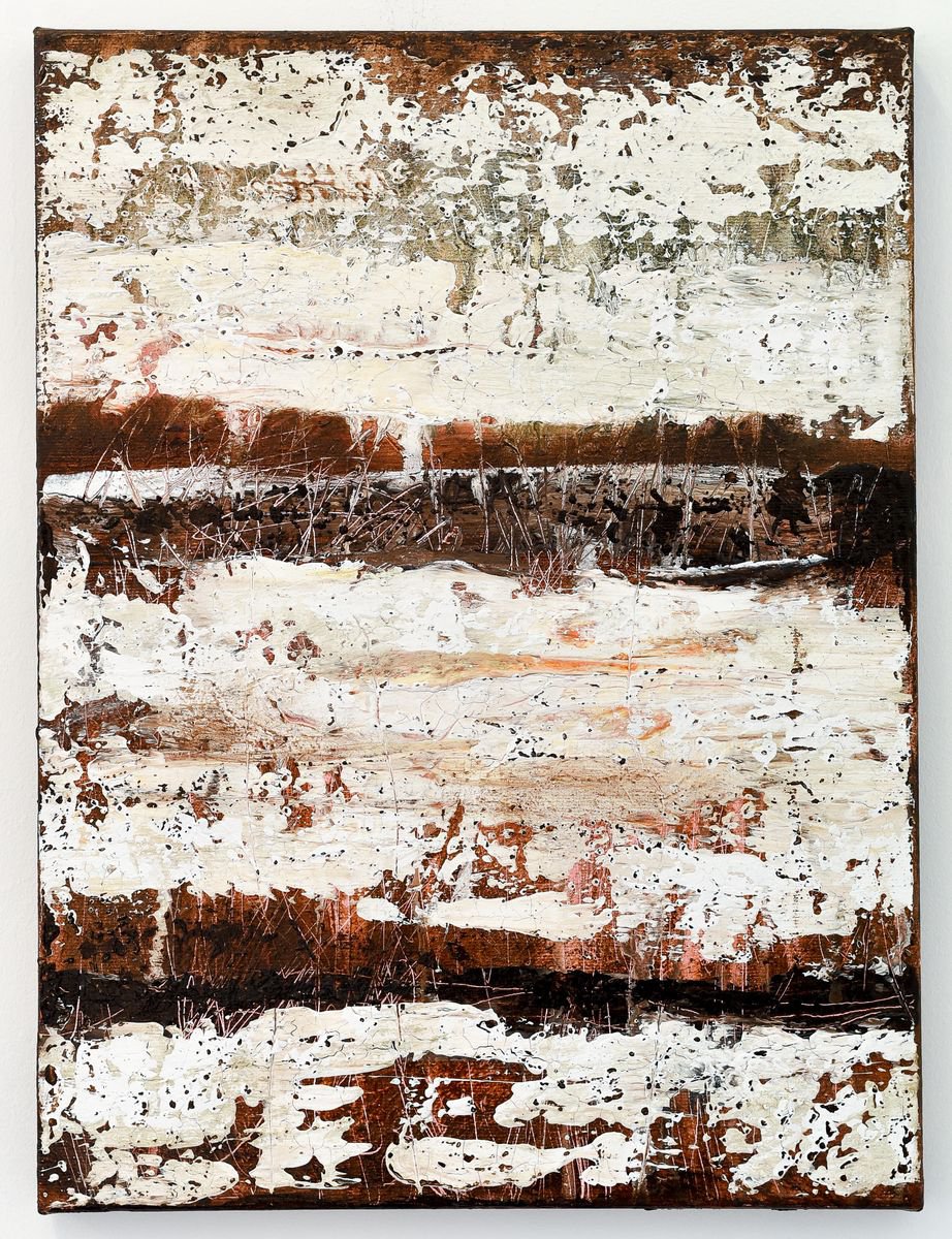 Abstract Acrylic Painting By Radek Smach, 12 X 16", Kv253, Original Artwork