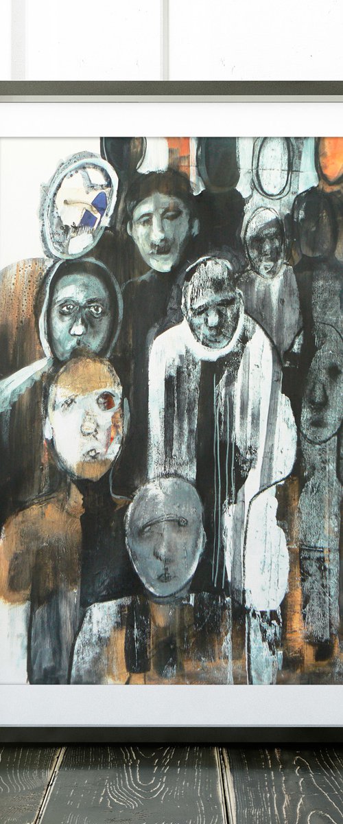 Study of a crowd #12 by Carolynne Coulson