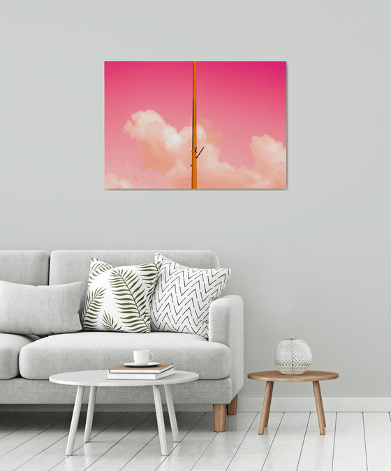 The Pink Half | Limited Edition Fine Art Print 1 of 10 | 90 x 60 cm