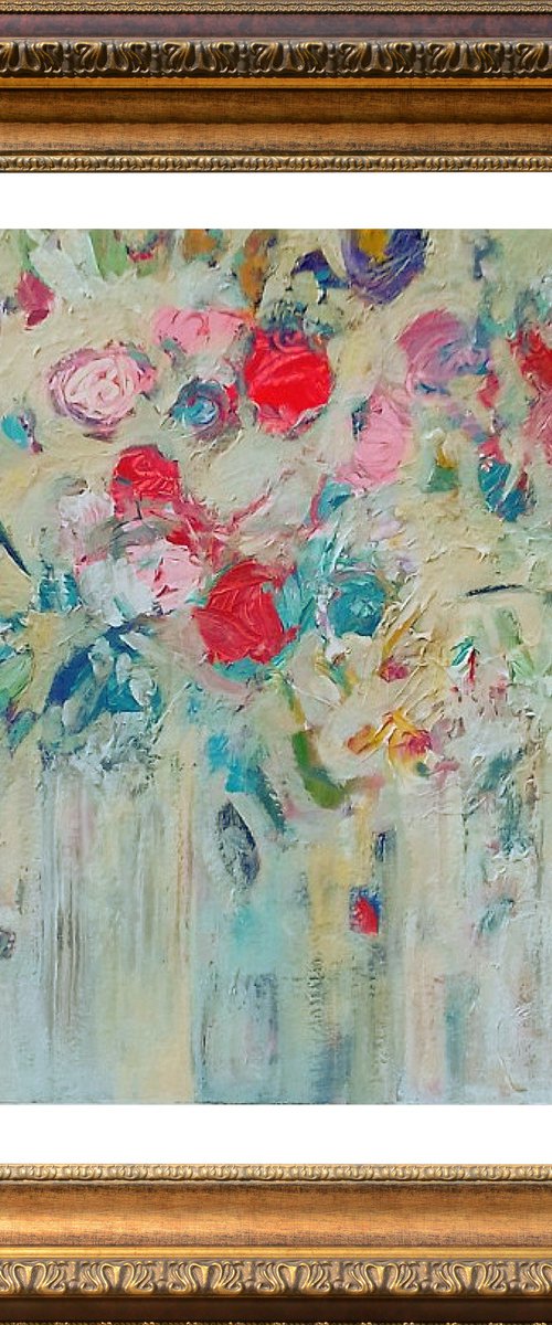 Abstract Floral XIII by Jan Rippingham