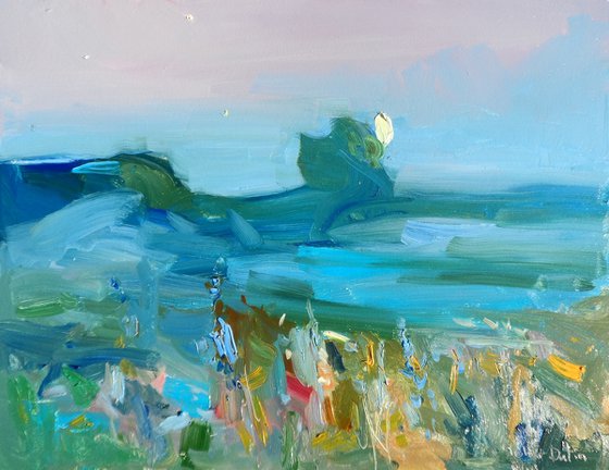 " evening on the lawn "