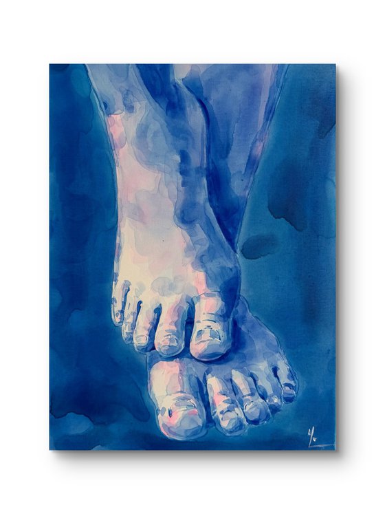 Quiet Blue Feet
