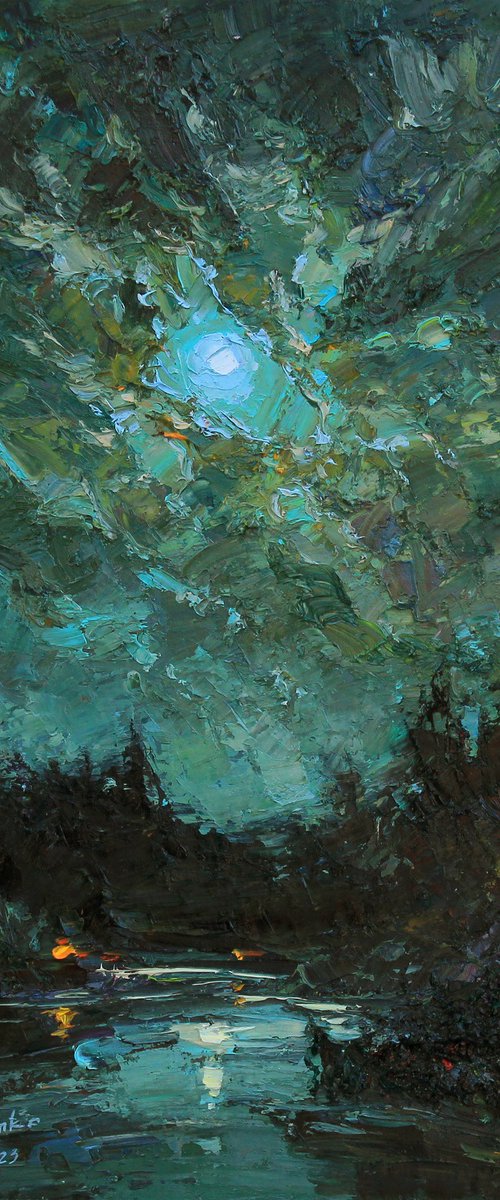 "Moon night" by Alisa Onipchenko-Cherniakovska