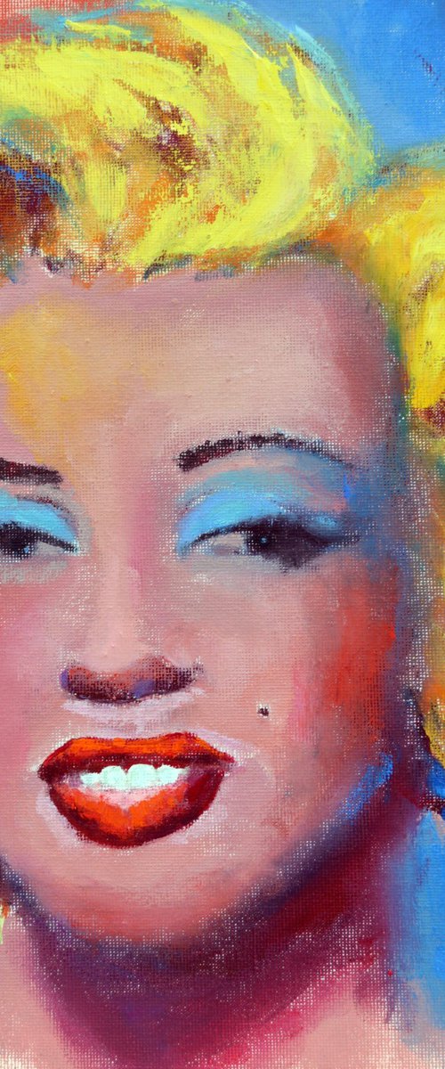 Marilyn smiles by Elena Lukina
