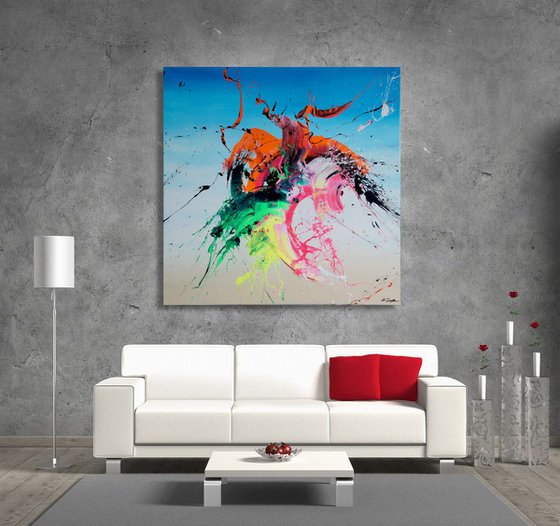 The Flying Dutchman (Spirits Of Skies 100013) (100 x 100 cm) XXL (40 x 40 inches)