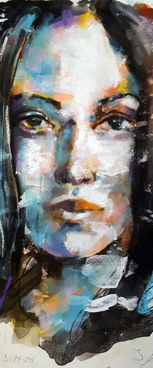 portrait study 3-24-20 by Thomas Donaldson