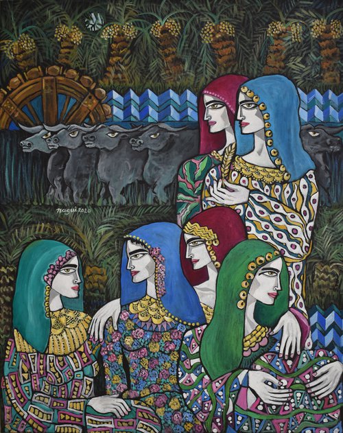 Egyptian women by Nagui
