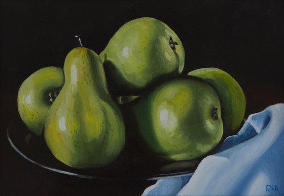 A Plate of Pears