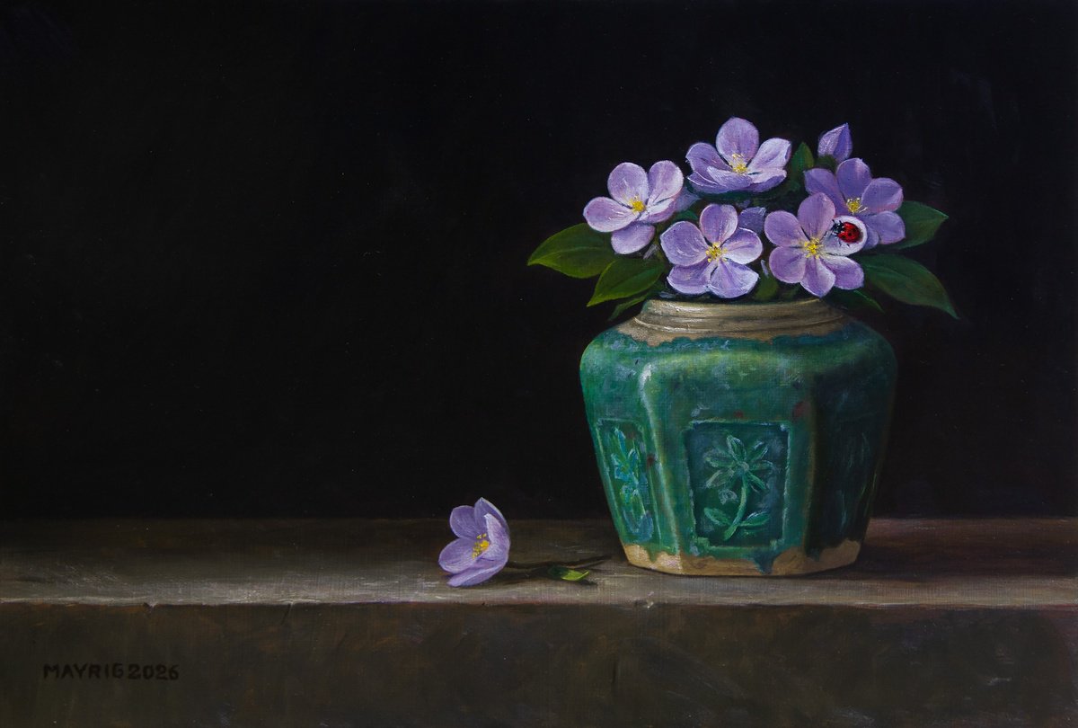 Photorealistic Oil Painting , Lovely Lilac By Mayrig Simonjan, 16 X 11, Artwork For Sale On Artfinder