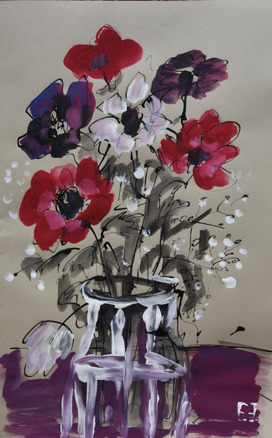 A bouquet from a local shop