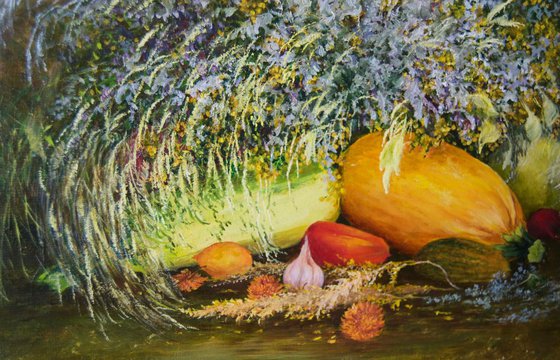 Still Life Painting 'Autumn Gifts'
