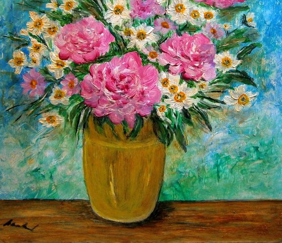 Still life of flowers..