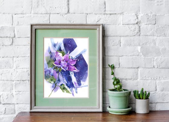 Diptych ‘Violet’