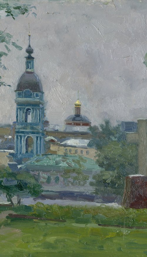Church Trinity in Serebryaniki by Simon Kozhin