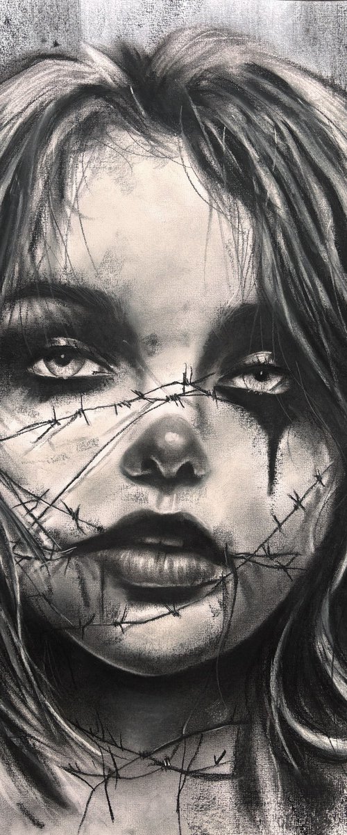 stitched silence by Denny Stoekenbroek