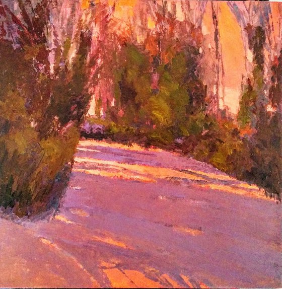 In The Sweetness Of Morning Light landscape oil painting